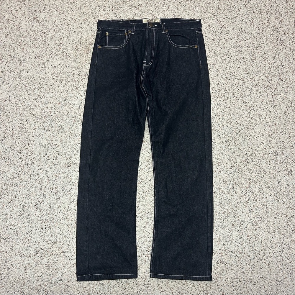 Rich Kids Y2K Baggy Jeans Men's 34x32 (36x32)  Streetwear Hip Hop Skater